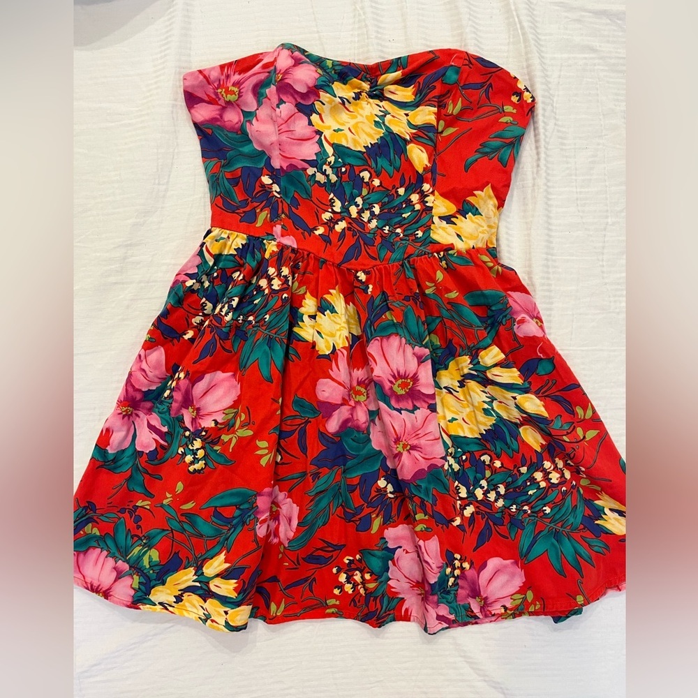 Floral tube dress